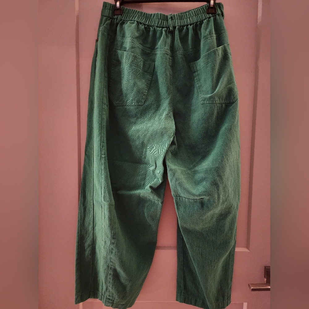 JODIFL Green Wide-Leg Jeans - Picture 3 of 10